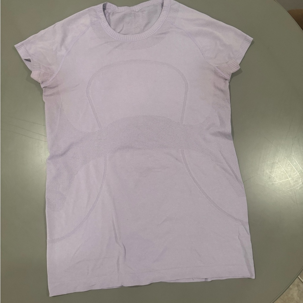 Lululemon Swiftly Tech Short Sleeve Tee in Lavender